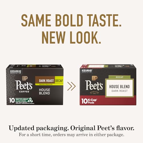 Peet's Dark Roast Decaf House Blend