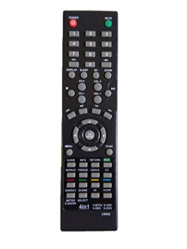 Image of LipiWorld 4 in 1 V-MT22 S-2GD V-2BG S-2GG (Compatible Videocon Led Tv Remote /Sansui Led Tv Remote) Universal Remote Control Compatible for VIDEOCON and SANSUI Tv Remote