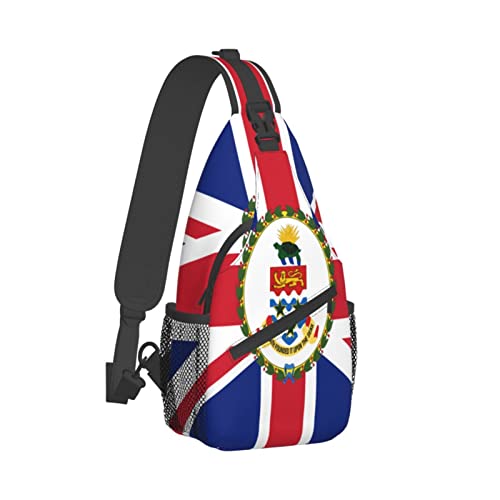 Mochila bandolera unisex negra para día y senderismo miniatura 3