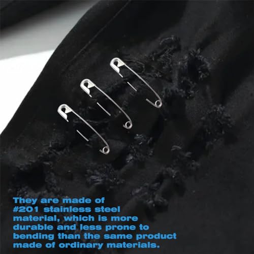 image for HeGangLy 80Pcs Extra Large Safety Pins 2.2 inch (55mm) -Heavy Duty Lar