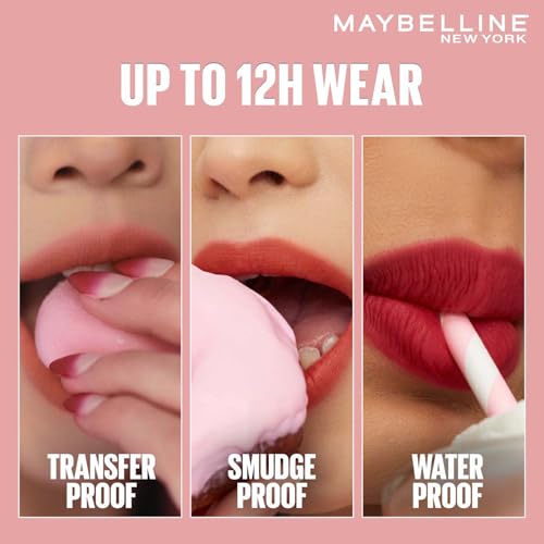 Image of Maybelline New York Superstay Teddy Tint, Lip And Cheek Color, 135 Ruby | Blurred matte that lasts up to 12H | Transferproof Lip Tint