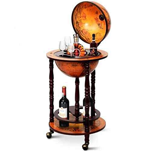 Soporte para botellas de vino de madera 36" estilo italiano miniatura 4