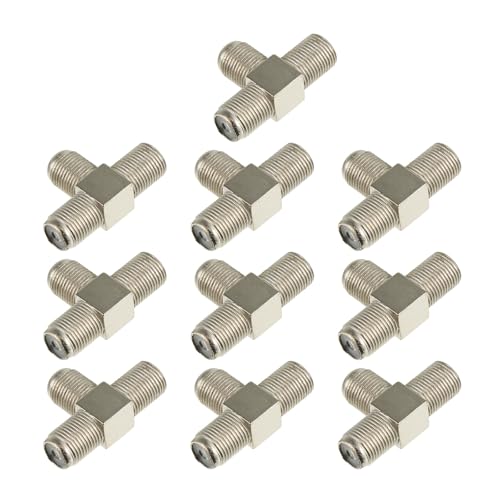 Adaptador coaxial tipo F hembra contra interferencias y corrosión en audio y video