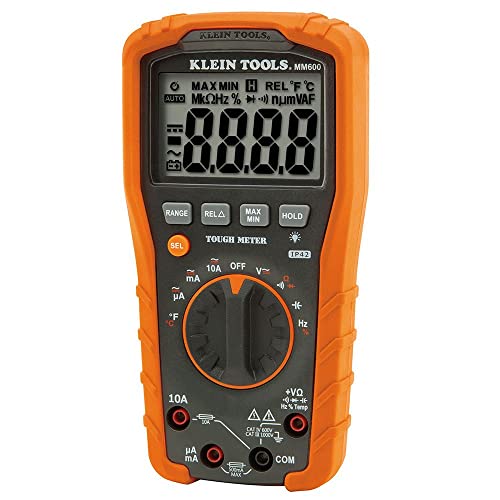 image for Klein Tools MM600 Multimeter, Digital Auto-Ranging, AC/DC Voltage and 