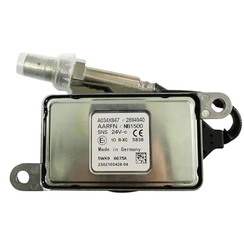Sonde NOx 5WK96675A capteur d'oxygène compatible avec moteurs Cummins 4984577 et DAF
