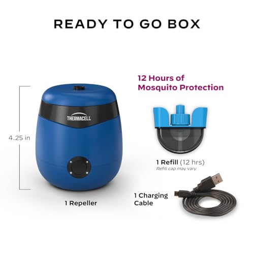 image for Thermacell E55 E-Series Rechargeable Mosquito Repeller with 20’ Mosq