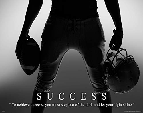 Apple Creek Football Motivational Poster Art Print 11x14 Success Pee Wee Pop Warner