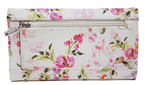 GUESS Factory Abree Logo Saffiano Slim Wallet2