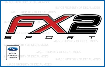 Decal Mods FX2 Sport Decals Truck Stickers for Ford F150 - F (2012-2014) | FH5T0