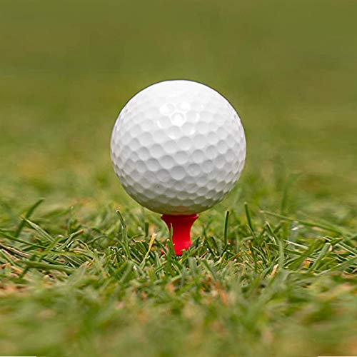 Tees-de-Golf-de-Plastico-31mm-Tees-Cortos-de-Golf-Tees-de-Golf-Lrrompible-Golf-Tees-Rojo-Castle-Tee-Durable-Plastico-Tees-de-Golf-para-Profesional-Accesorios-para-el-Campo-Talla-unica-100-Piezas