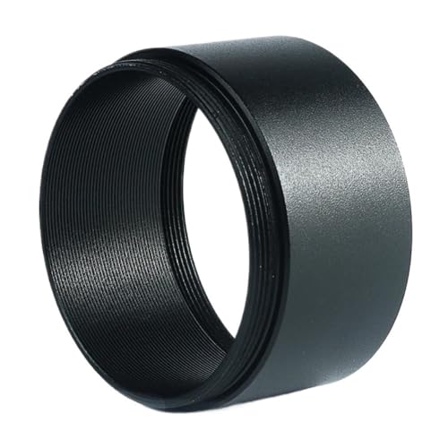 Anillo adaptador de extensión T2 en aleación negra de 30mm para fotografía con telescopio