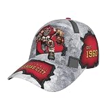 Classic City Silhouette Baseball Cap 3D Print Joinery Adjustable Snapback Hat Game Day for Men Women Fans Gift
