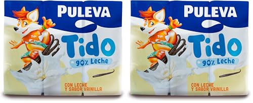 Puleva Batido de Vainilla - Pack de 6 x 200 ml - Total: 1200 ml (Paquete de 2)