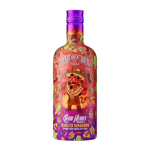 CREAM HEROES | Crema de Spicy Tamarindo con Tequila | 70cl/700ml | Diablito Tamarindo