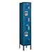 Salsbury Industries 72152BL-U 12" Double Tier Vented, 1 Wide x 5 Feet High x 12 Inches Deep, Unassembled Metal Locker, Blue