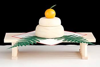 Amazon | やまこう 国産 鏡餅 木製 正月飾りセット 八足台 正月