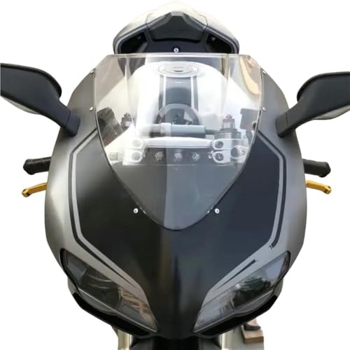 Pare-Brise Moto Iridium Anti-Rayures Remplacement Bulle Abîmée pour 1098 1198 848 Sport