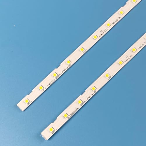 Tira de LED para solucionar pantalla oscura en UN50NU710D y UE50NU7400S reparacion limpia 3