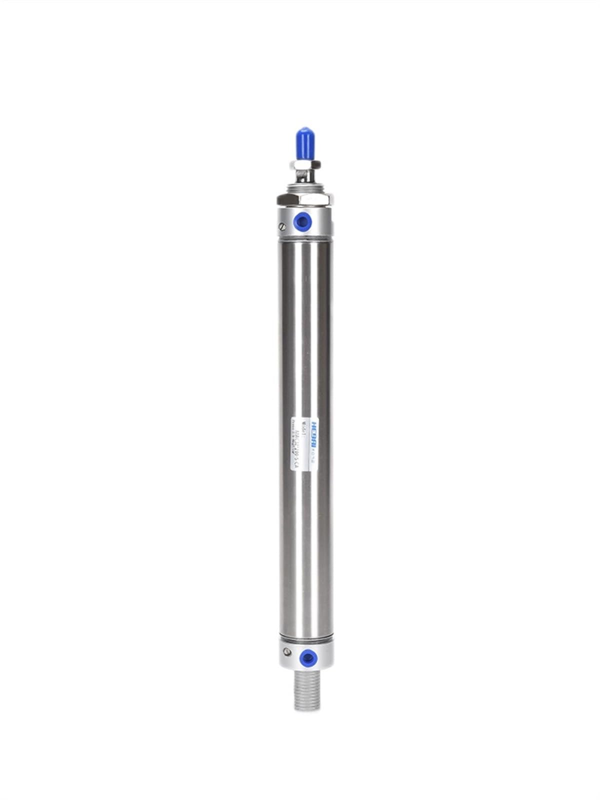 Mini cilindro neumático de acero inoxidable con amortiguador Cilindro neumático Diámetro MAC16 Carrera 25-300 mm Cilindro de aire(200mm Stroke)
