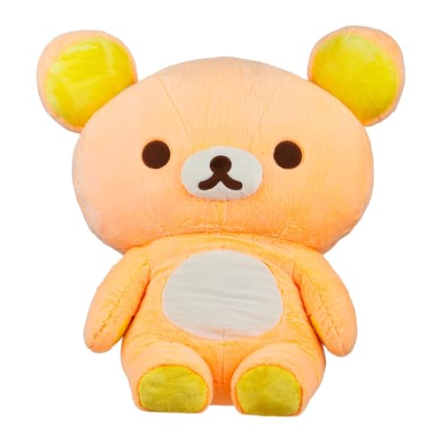 Rilakkuma San-X Original Long Pile Sherbet Series Jumbo Plush - Naranja