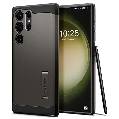 Spigen Tough Armor designed for Samsung Galaxy S23 ULTRA case cover (2023) with Extreme Impact Foam - Gunmetal