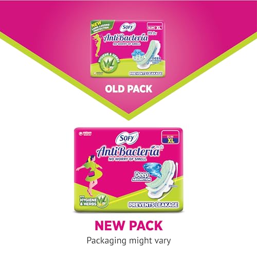 Sofy Women Anti Bacteria Extra Long Sanitary Pads, X-Large, Pack Of 48 - Image 5