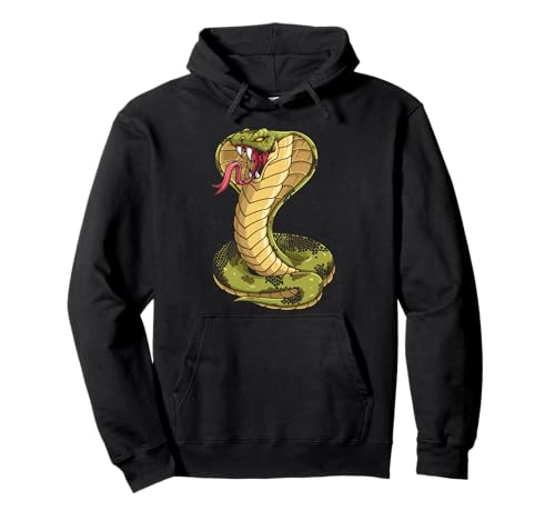 Funny Cobra Design For Men Women Kids King Snake Cobra Lover Pullover Hoodie