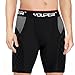 Youper Youth Elite Compression Padded Sliding Shorts w/Cup Pocket for Baseball, Football (Black, Small)