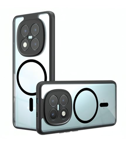 Image of KAPAVER Essential Case for Redmi Note 15 / Poco M8 MagSafe, Magnetic | Redmi Note 15 / Poco M8 Back Cover (Mag-X Black)