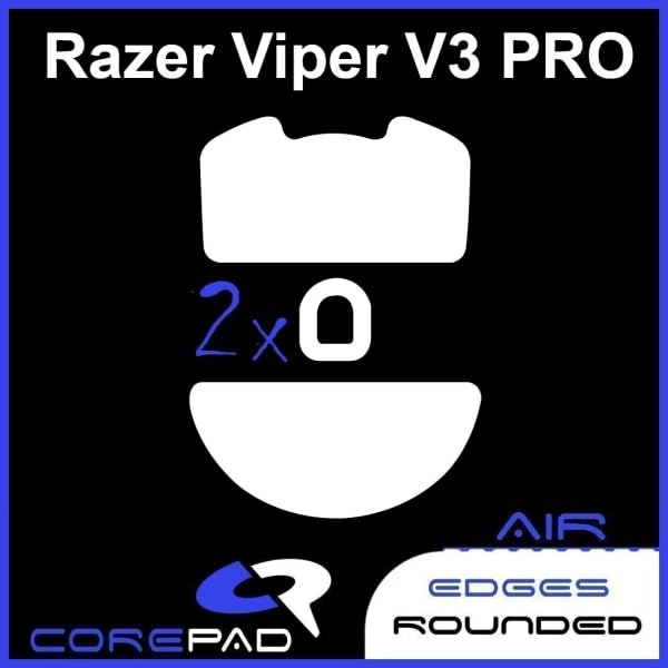 Amazon.co.jp: Corepad Skatez AIR Razer Viper V3 Pro用マウスソール 