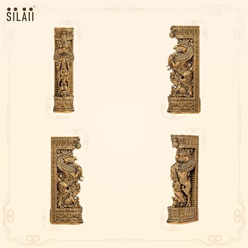Image of SILAII Yazhi 1-Feet Single Piece Sculpture - Handcrafted Decorative Statue for Home & Office Decor, Premium Artistic Idol