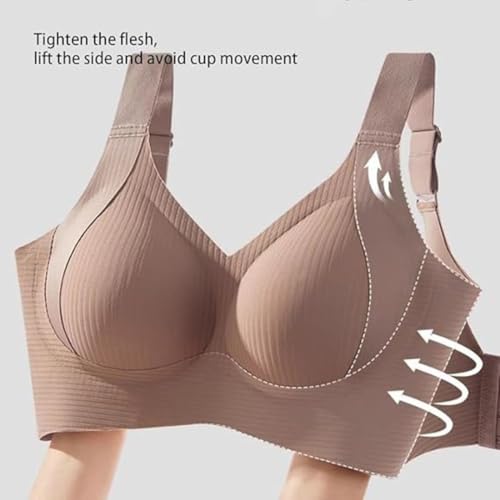 Intensivte Bra, Women's Ribbed Push Up Adjustable Wireless Bra, Adjustable Wireless Bras Anti Sagging4