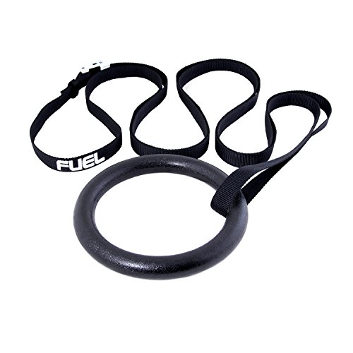 Fuel Pureformance Gymnastics Ring with Straps, Black