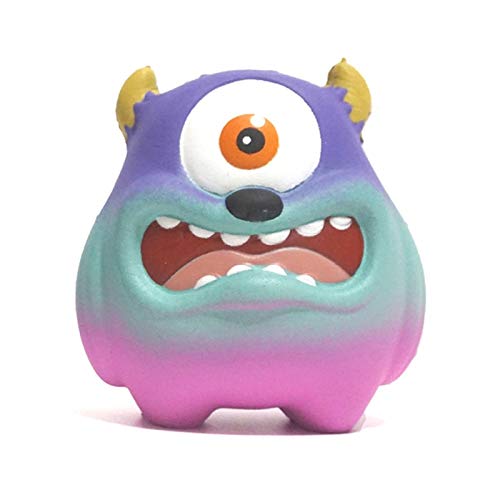 EDFOOD-AEJumbo Mata Besar Rakasa Menggemaskan Squishies Beraroma Lembut Licin Lambat Rising Squeeze Mainan Untuk Anak-Anak Dewasa Hadiah 11 * 8 * 10 Cm (Green)