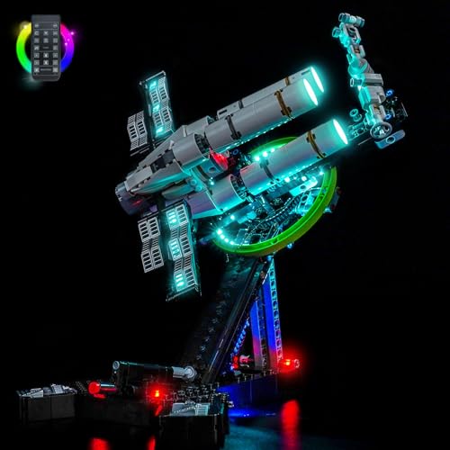 Image of BrickBling RC Version Light Compatible with Lego Project Hail Mary-No Model | 11389 Hail Mary Display Lighting Kit,Well-positioned Light Layout with Seamless Concealment