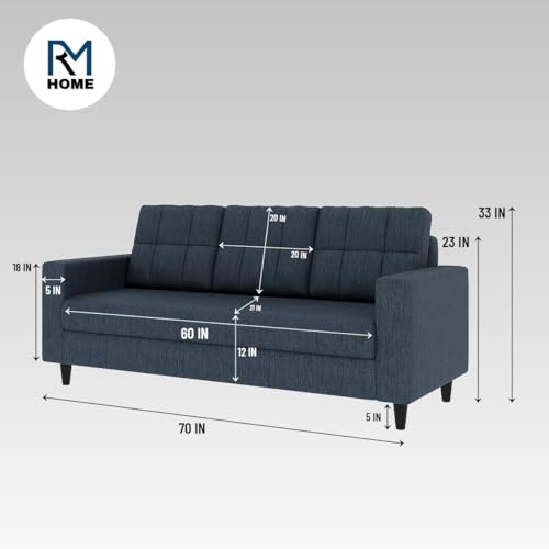 Image of RM HOME Gaura Molfino Fabric for Living Room Fabric 3 Seaater (Grey, DIY(Do-It-Yourself))