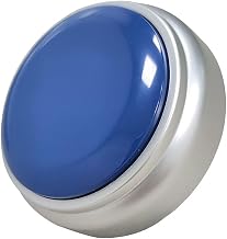 Talking Buttons,Voice Recorder Button,30 Second Recording,Talking Buttons,Record Sound Button for Gift Education, Easy Button,Funny Office Gift,Interesting ButtonsIncludes (Blue+Silver)
