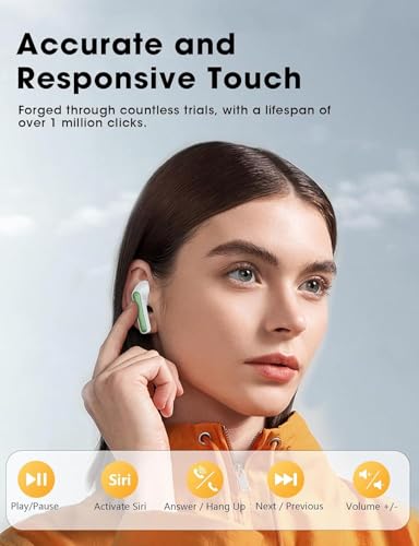 Image of Wireless Earbuds, Hi-Fi Deep Bass Ear Buds, 48H Playtime In-Ear Headphones