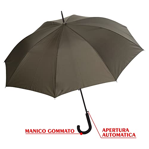 Ombrello Automatico Tempesta WENKO Grande Ø130 Cm – Nero/Antracite