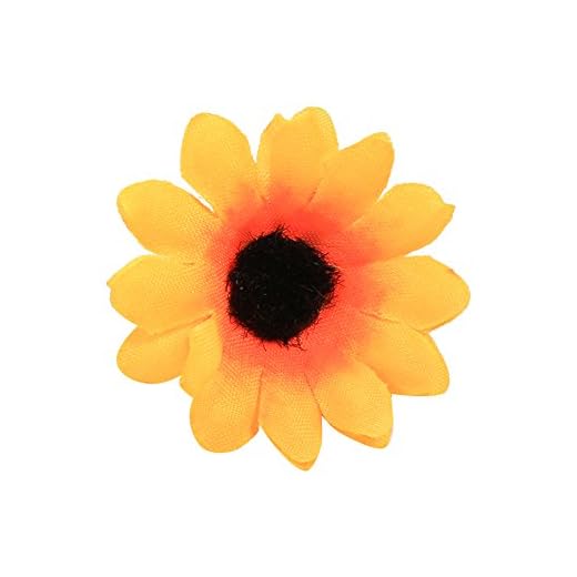 100 Piezas de Tela de Cabeza de Flor de Margarita Gerbera Artificial, Realista, 11 Colores, Artesanía de Bricolaje para Fiesta de Boda con Colores Brillantes y Hermosos (2)