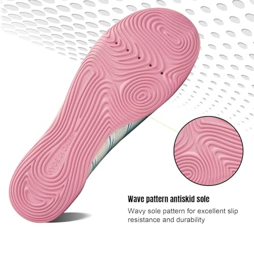 Image of YALOX Water Shoes Men's Women's Swim Shoes Outdoor Beach Barefoot Quick-Dry Aqua Pool Socks Swimming Yoga Surfing Exercise