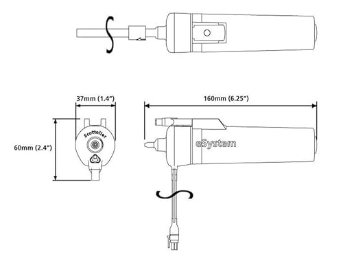 Scottoiler eSystem Automatischer Kettenöler, inkl. Scottoil Grün Alle Temperaturen, biologisch abbaubar