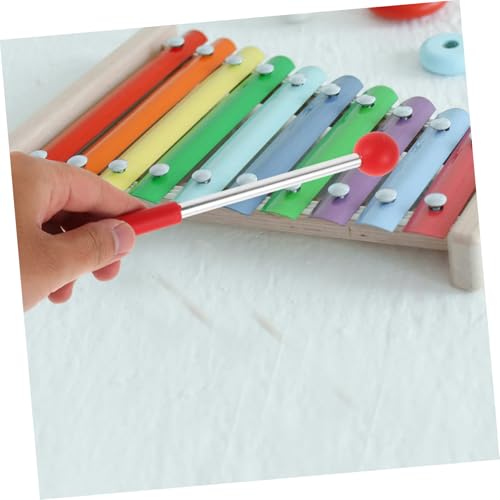 TOYANDONA 1 par de baquetas livianas para tambor de lengua, manejas para percusión para marimba y xilófono para músicos y principiantes miniatura 6