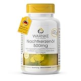 Nachtkerzenöl 500mg - 250 Softgel - Kaltgepresst von WARNKE VITALSTOFFE