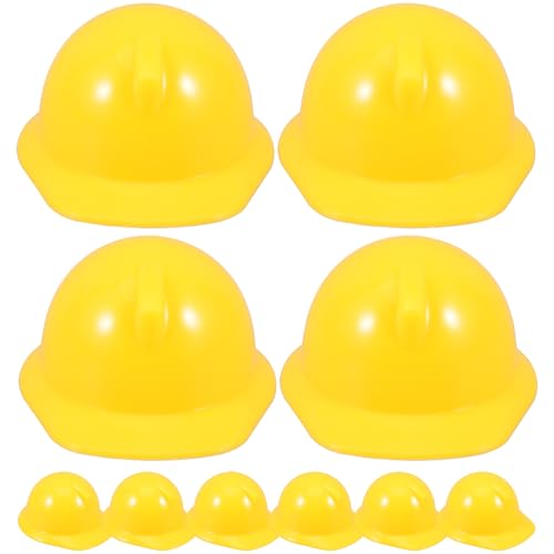 Bomboniere per feste di compleanno a tema costruzione: portatili e di piccole dimensioni, perfette come cappelli di sicurezza per galline per attività all'aperto e con un'ampia applicazione, bomboniere per feste a tema costruzione