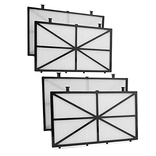 LZH FILTER Juego 4 Elementos Filtro Limpieza Ultrafino, Número Pieza: 9991432, Elementos Filtro 50 Micrones (4 Piezas) para Filtros Robot M4 Y M5