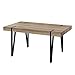 Homely - Mesa de Comedor MERLÍN 150x90 de estética Vintage Industrial (Canyon)