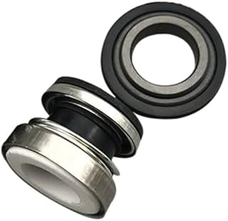 GatherTOOL 1PC Single Spring Ceramics Graphite 103 Series 10 12 14 17mm NBR Or FKM Water Pump Mechanical Shaft Seal (Color : FKM, Size : 10mm)