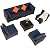 IJIALIFE 7 Pieces Patio Furniture Set, Modular Patio Set Wicker Outdoor Sectional Sofa Set PE Rattan Wicker Patio Conversation Set with Thickened Cushions and Coffee Table,Brown Wicker/Navy Cushion