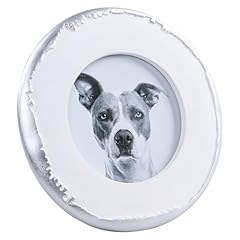 B-White & Silver Round